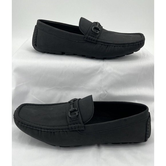 Guess‎ Men's Shoes Adlers Driving Style Loafer GMADLERS Size US 10M Black - Picture 2 of 10